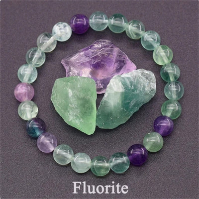 Eastern Mystiques Amethyst Tiger Eye Elastic Bracelet Rose Quartz Agate Mixed Color Beads Bracelet WISH Hot Sale