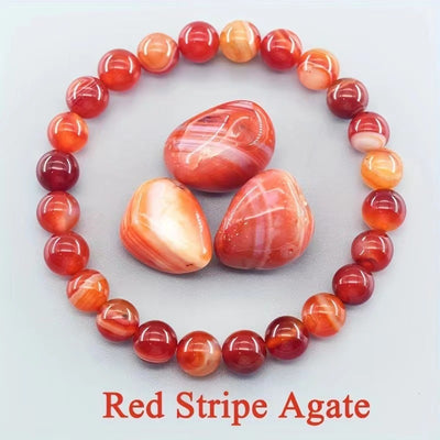 Eastern Mystiques Amethyst Tiger Eye Elastic Bracelet Rose Quartz Agate Mixed Color Beads Bracelet WISH Hot Sale