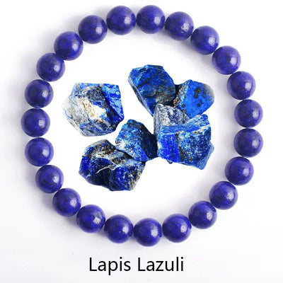 Eastern Mystiques Hot Sale 8mm Red Green Treasure Amethyst Sunstone Lapis Lazuli Tiger Eye Handmade Agate Crystal Green Aventurine Bracelet
