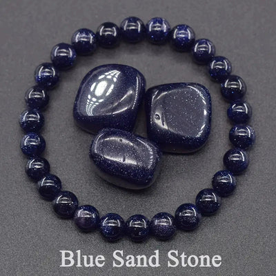 Eastern Mystiques Hot Sale 8mm Red Green Treasure Amethyst Sunstone Lapis Lazuli Tiger Eye Handmade Agate Crystal Green Aventurine Bracelet