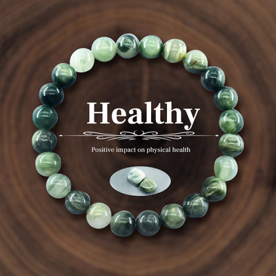 Eastern Mystiques Natural Stone Geometric Beaded Bracelet 8mm Tiger Eye Stone Lapis Lazuli Natural Stone Elastic Bracelet