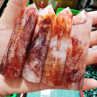 Eastern Mystiques Natural Crystal Column Amethyst Tiger Eye Stone Lapis Lazuli Hand-polished Mineral Home Decoration Series