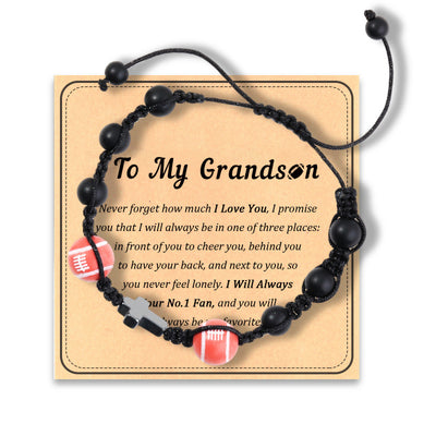 Eastern Mystiques Cross Movement Bracelet Handwoven ToMySon Gift Volleyball Soccer Baseball Black Matte Movement Bracelet