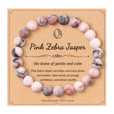 Eastern Mystiques Green Aventurine/Volcanic Rock/Obsidian/Pink Zebra/Black Line Red Pattern/Tigereye Light Luxury Day