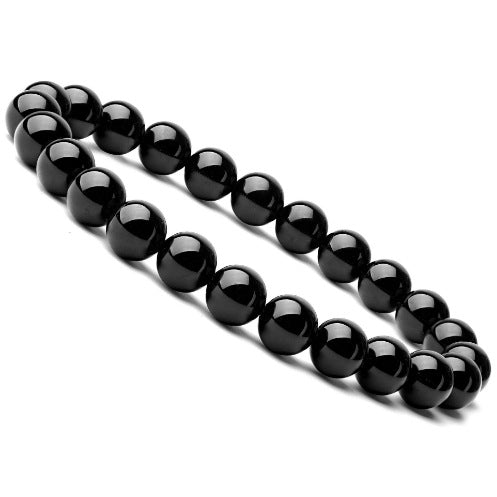 Eastern Mystiques Hot Selling Natural Stone with Card Paper Beaded Elastic Cord Bracelet Crystal Agate Tiger Eye Stone Wholesale Bracelet Jewelry