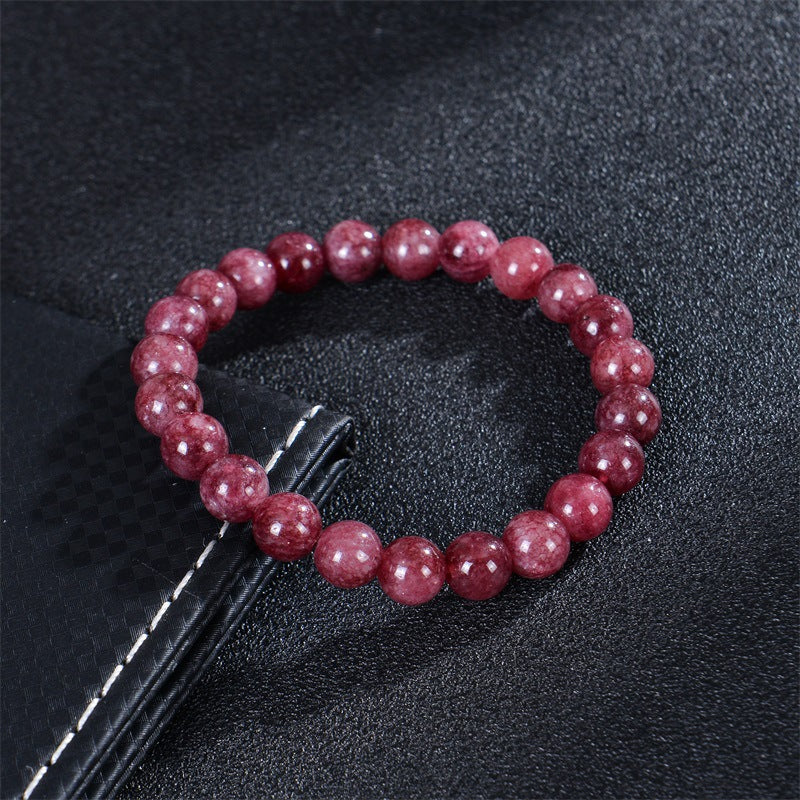 Eastern Mystiques Blue Apatite Amethyst Bracelet Handmade Natural Stone Agate Crystal Beads