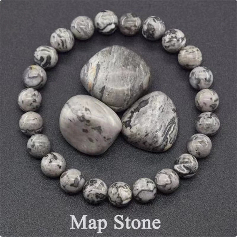 Eastern Mystiques Hot Sale 8mm Red Green Treasure Amethyst Sunstone Lapis Lazuli Tiger Eye Handmade Agate Crystal Green Aventurine Bracelet