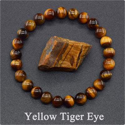 Eastern Mystiques Amethyst Tiger Eye Elastic Bracelet Rose Quartz Agate Mixed Color Beads Bracelet WISH Hot Sale
