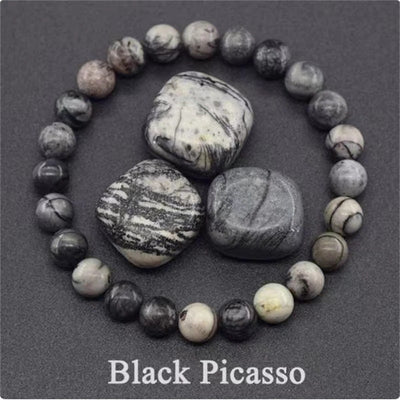Eastern Mystiques Amethyst Tiger Eye Elastic Bracelet Rose Quartz Agate Mixed Color Beads Bracelet WISH Hot Sale