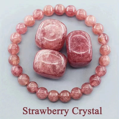 Eastern Mystiques Hot Sale 8mm Red Green Treasure Amethyst Sunstone Lapis Lazuli Tiger Eye Handmade Agate Crystal Green Aventurine Bracelet