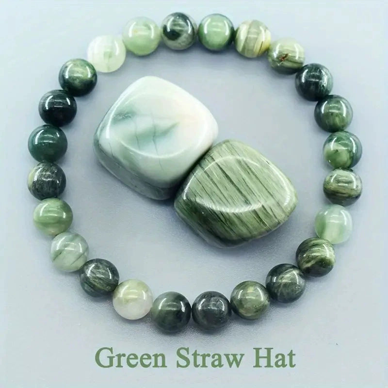 Eastern Mystiques Hot Sale 8mm Red Green Treasure Amethyst Sunstone Lapis Lazuli Tiger Eye Handmade Agate Crystal Green Aventurine Bracelet