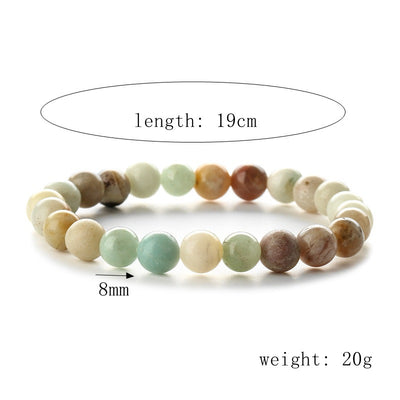 Eastern Mystiques Amethyst Tiger Eye Elastic Bracelet Rose Quartz Agate Mixed Color Beads Bracelet WISH Hot Sale
