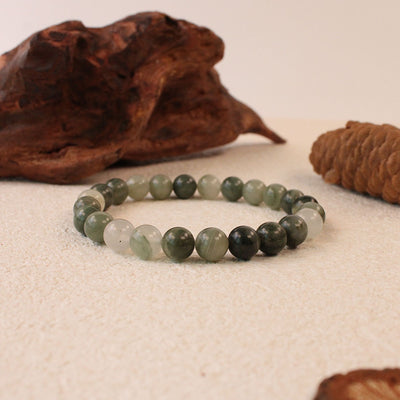 Eastern Mystiquestemu Natural Stone Crystal Bracelet Niche High-end Suitable for Men and Women Flower Stone