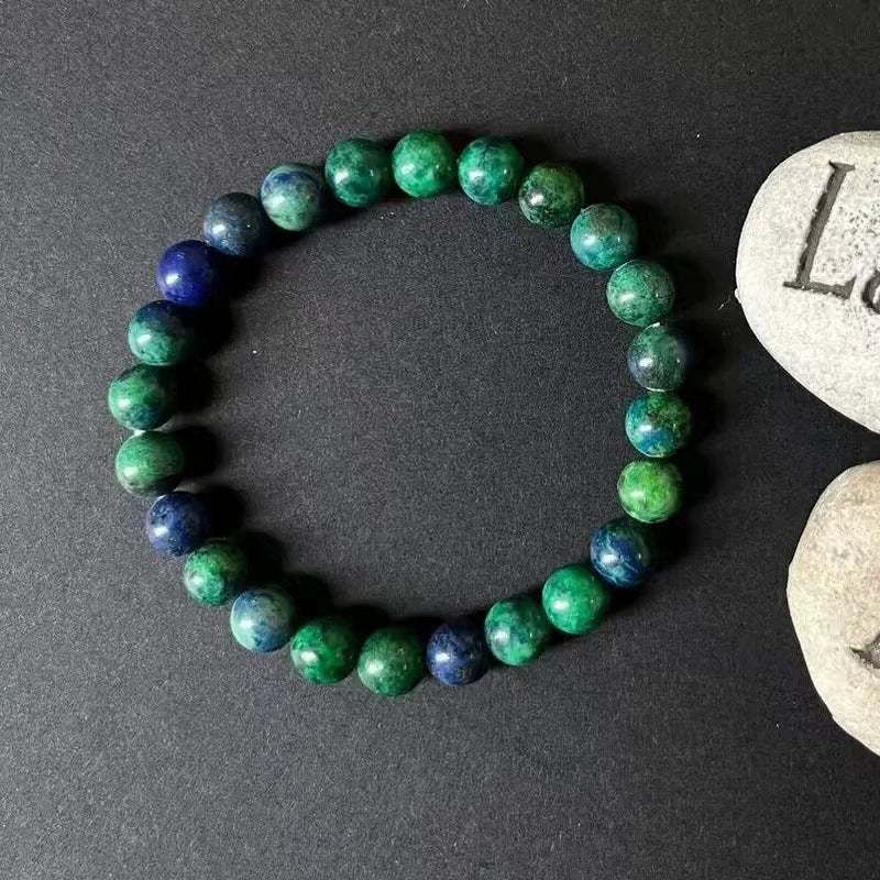 Eastern Mystiques Hot Sale 8mm Red Green Treasure Amethyst Sunstone Lapis Lazuli Tiger Eye Handmade Agate Crystal Green Aventurine Bracelet