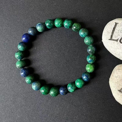Eastern Mystiques Hot Sale 8mm Red Green Treasure Amethyst Sunstone Lapis Lazuli Tiger Eye Handmade Agate Crystal Green Aventurine Bracelet