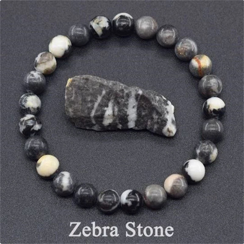 Eastern Mystiques Hot Sale 8mm Red Green Treasure Amethyst Sunstone Lapis Lazuli Tiger Eye Handmade Agate Crystal Green Aventurine Bracelet