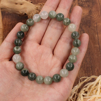 Eastern Mystiquestemu Natural Stone Crystal Bracelet Niche High-end Suitable for Men and Women Flower Stone