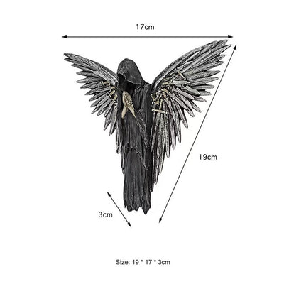 Eastern Mystiques New Soul Warrior Sculpture Resin Craft Hanging Decoration Home Wall Halloween Decoration