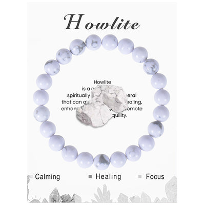Eastern Mystiques Blue Apatite Amethyst Bracelet Handmade Natural Stone Agate Crystal Beads